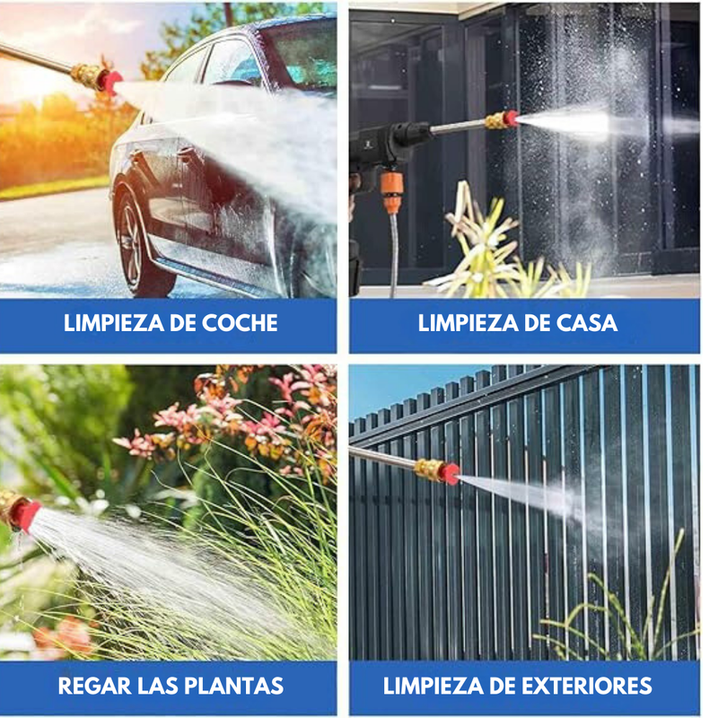 PowerClean PRO™ - Pistola de Alta Presión para Limpieza