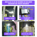 Luz LED Clip con Sensor y Carga Solar – Ilumina sin cables ni enchufes