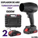 TurboSoplador PRO™ 1500W | 2 Baterías + Maletín GRATIS