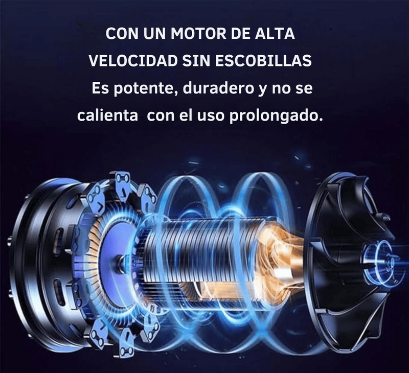 TurboSoplador PRO™ 1500W | 2 Baterías + Maletín GRATIS