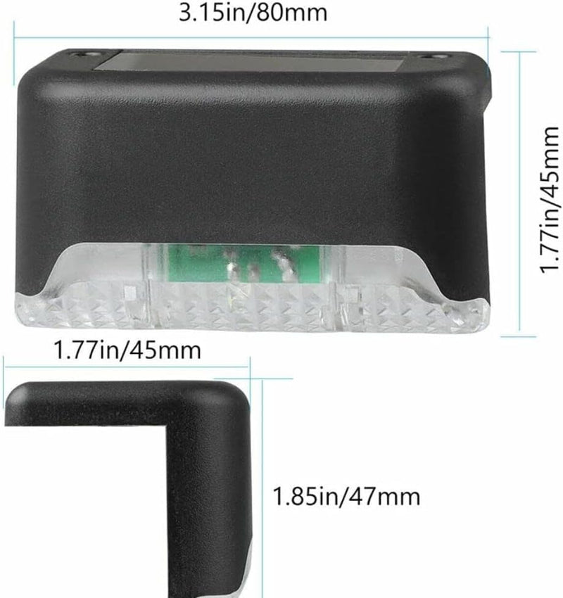 Luz solar para escaleras pack 2und