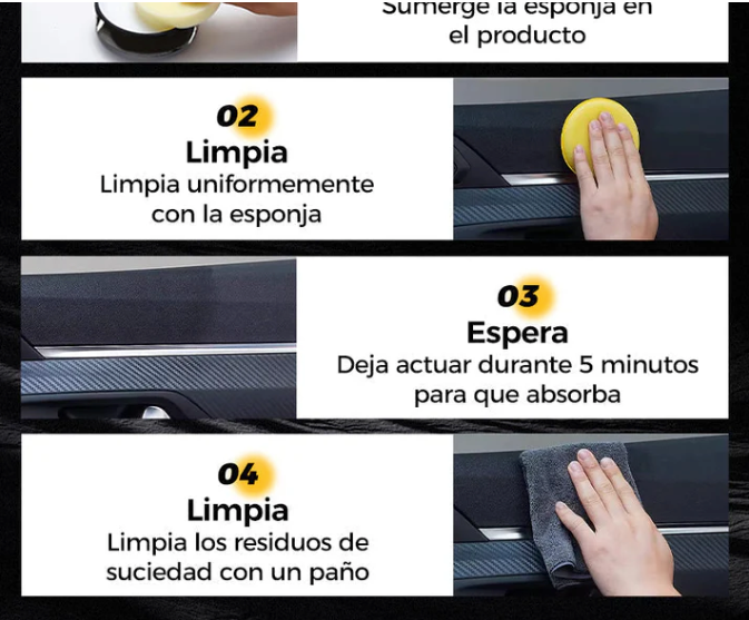 ✨ Kit Limpieza y Cuidado para Cuero - Limpia, Nutre y Protege en Profundidad Muebles, Asientos de Auto y Más 🚗💼