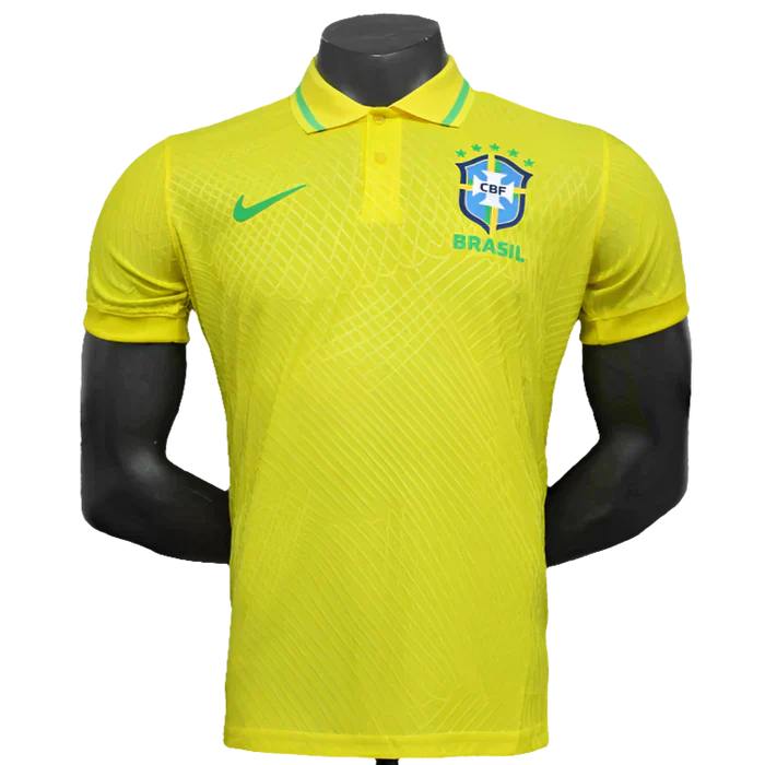 Camisa Brasil Polo Edition 25/26 - Amarela - Versão Jogador